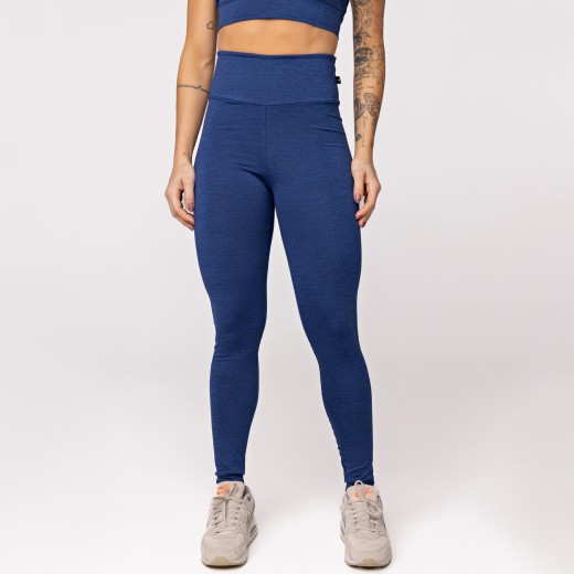 Legging Fitness Melange Azul