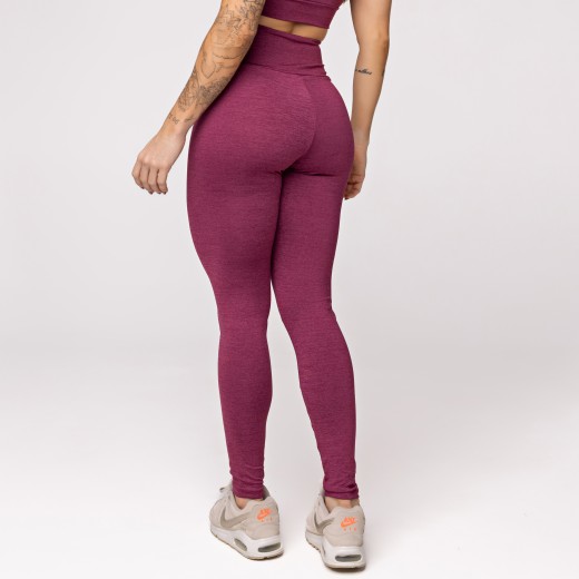 Legging Fitness Melange Vinho