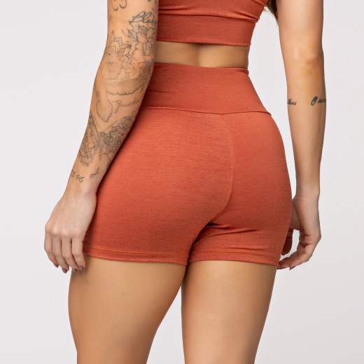 Short Fitness Melange Terra