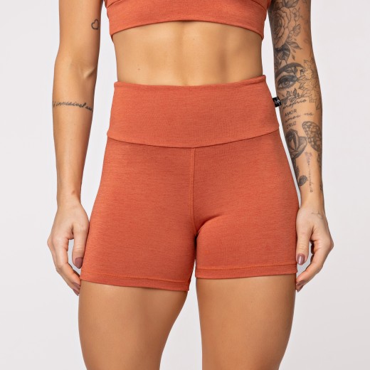 Short Fitness Melange Terra