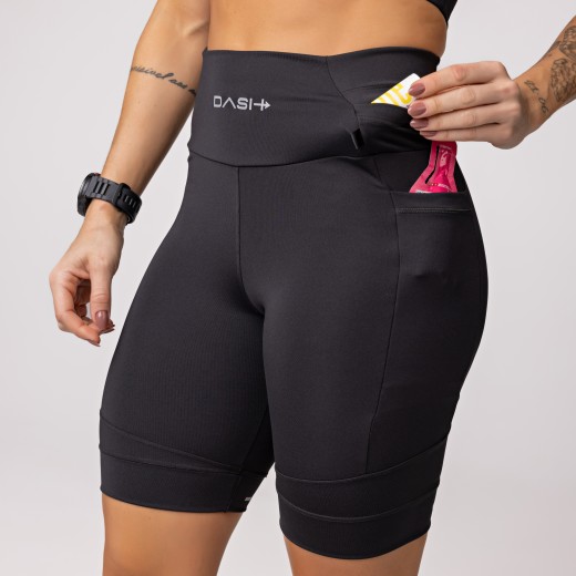 Bermuda Baixa Pace Com 6 bolsos Funcionais Preta