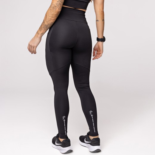 Legging Baixa Pace Com 6 bolsos Funcionais Preta