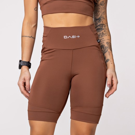 Bermuda Baixa Pace Com 6 bolsos Funcionais Marrom