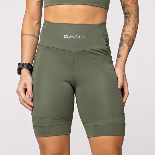 Bermuda Baixa Pace Com 6 bolsos Funcionais Verde Militar
