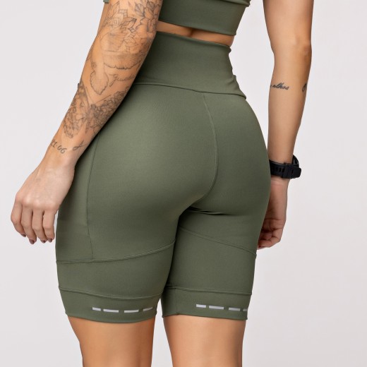 Bermuda Baixa Pace Com 6 bolsos Funcionais Verde Militar
