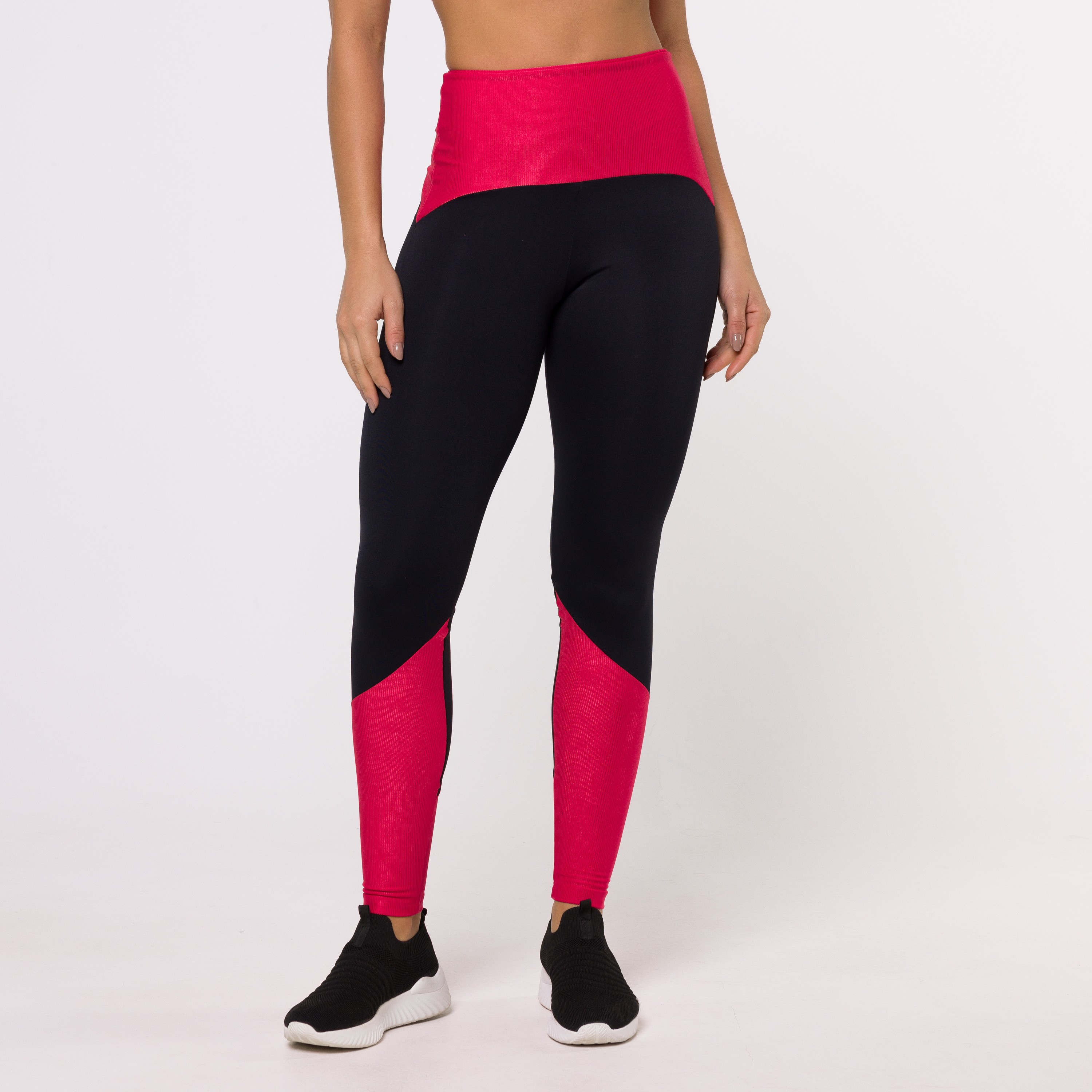 Legging Fitness Estampa Digital Degradê Rosa Pink
